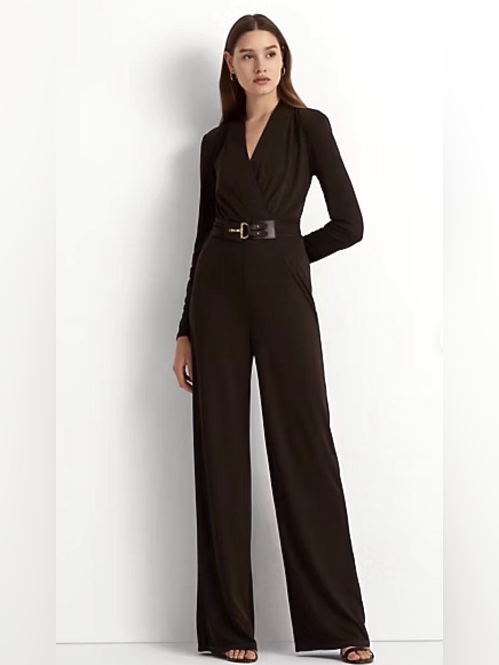 Ralph Lauren women’s chocolate jumpsuit size XXS